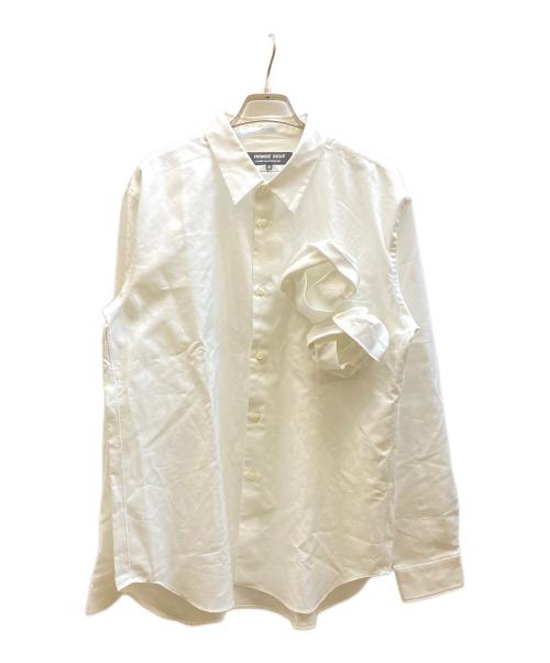 COMME des GARCONS HOMME DEUX（コムデギャルソン オム ドゥ）COMME des GARCONS HOMME DEUX (コムデギャルソン オム ドゥ) ポケットデザインシャツ ホワイト サイズ:Mの古着・服飾アイテム