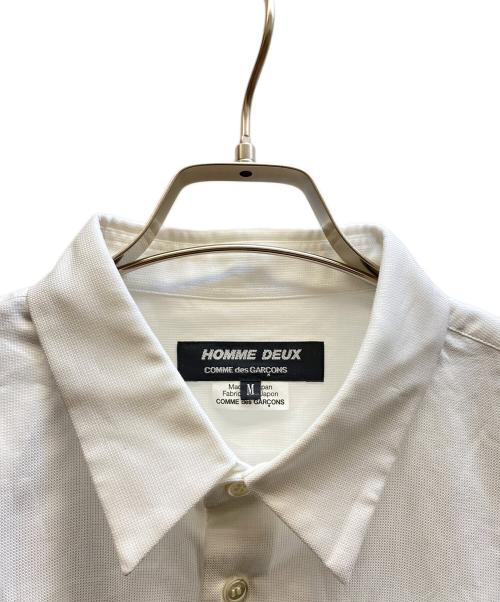 COMME des GARCONS HOMME DEUX（コムデギャルソン オム ドゥ）COMME des GARCONS HOMME DEUX (コムデギャルソン オム ドゥ) ポケットデザインシャツ ホワイト サイズ:Mの古着・服飾アイテム