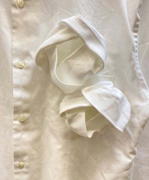 COMME des GARCONS HOMME DEUX（コムデギャルソン オム ドゥ）COMME des GARCONS HOMME DEUX (コムデギャルソン オム ドゥ) ポケットデザインシャツ ホワイト サイズ:Mの古着・服飾アイテム