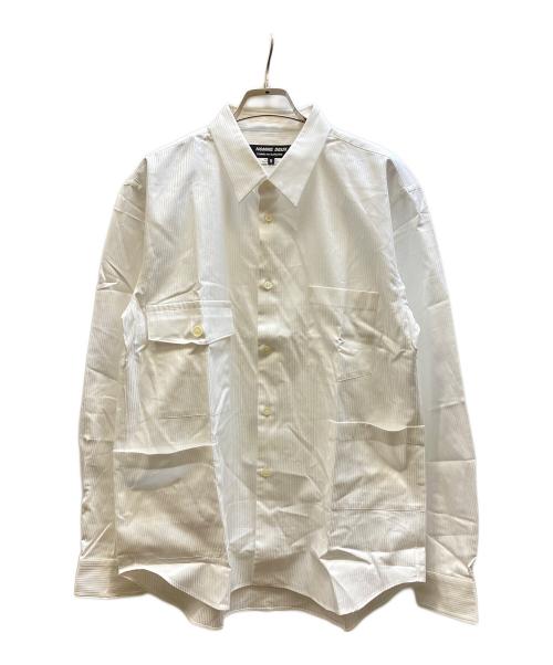 COMME des GARCONS HOMME DEUX（コムデギャルソン オム ドゥ）COMME des GARCONS HOMME DEUX (コムデギャルソン オム ドゥ) シャドーストライプシャツ ホワイト サイズ:Mの古着・服飾アイテム