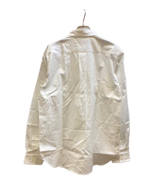 COMME des GARCONS HOMME DEUX（コムデギャルソン オム ドゥ）COMME des GARCONS HOMME DEUX (コムデギャルソン オム ドゥ) シャドーストライプシャツ ホワイト サイズ:Mの古着・服飾アイテム
