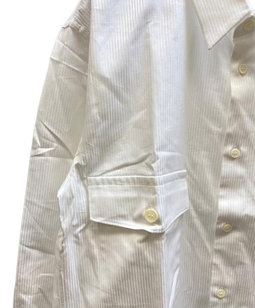 COMME des GARCONS HOMME DEUX（コムデギャルソン オム ドゥ）COMME des GARCONS HOMME DEUX (コムデギャルソン オム ドゥ) シャドーストライプシャツ ホワイト サイズ:Mの古着・服飾アイテム