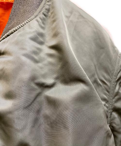 ALPHA（アルファ）ALPHA (アルファ) 68年製 MA-1ジャケット グリーン サイズ:LARGEの古着・服飾アイテム