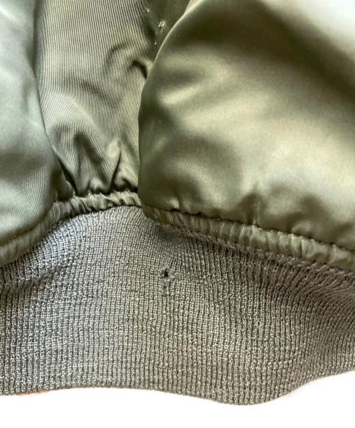 ALPHA（アルファ）ALPHA (アルファ) 68年製 MA-1ジャケット グリーン サイズ:LARGEの古着・服飾アイテム