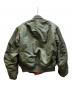 ALPHA (アルファ) 68年製 MA-1ジャケット グリーン サイズ:LARGE：15000円