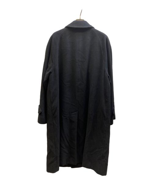 BURBERRY LONDON（バーバリーロンドン）BURBERRY LONDON (バーバリーロンドン) ラグランスリーブカシミヤコート ブラック サイズ:-の古着・服飾アイテム