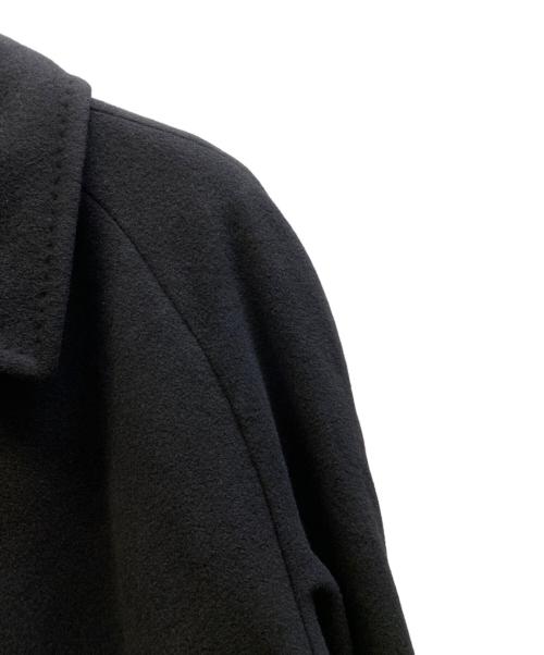 BURBERRY LONDON（バーバリーロンドン）BURBERRY LONDON (バーバリーロンドン) ラグランスリーブカシミヤコート ブラック サイズ:-の古着・服飾アイテム