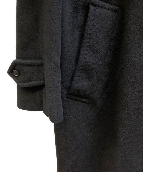 BURBERRY LONDON（バーバリーロンドン）BURBERRY LONDON (バーバリーロンドン) ラグランスリーブカシミヤコート ブラック サイズ:-の古着・服飾アイテム