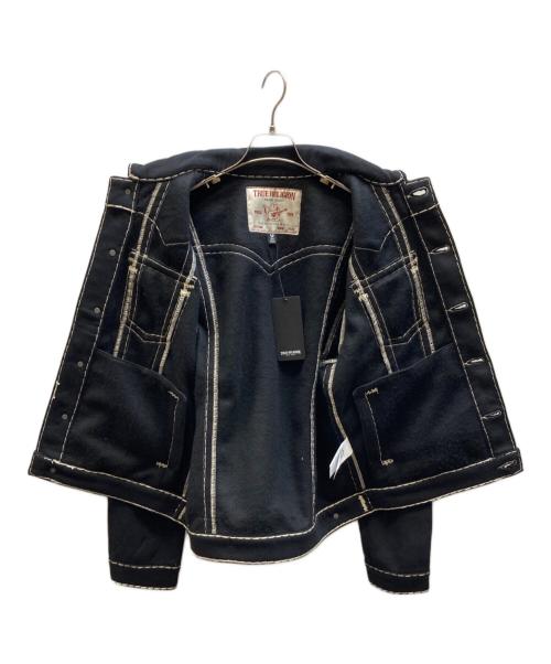 TRUE RELIGION（トゥルー レリジョン）TRUE RELIGION (トゥルー レリジョン) FREECE JIMMYジャケット ブラック サイズ:Mの古着・服飾アイテム