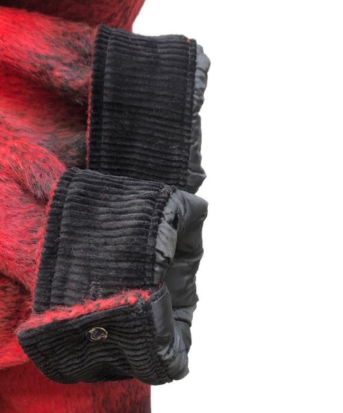 TRUE RELIGION（トゥルー レリジョン）TRUE RELIGION (トゥルー レリジョン) PLAID BLUE COLLARジャケット レッド サイズ:Mの古着・服飾アイテム