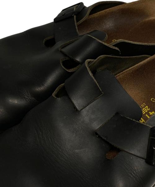 BIRKENSTOCK（ビルケンシュトック）BIRKENSTOCK (ビルケンシュトック) ボストン レザーサンダル ブラック サイズ:265の古着・服飾アイテム