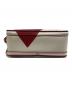 中古・古着 MARC JACOBS (マークジェイコブズ) 2WAYショルダーバッグ ホワイト×レッド：13000円