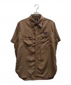 Needlesニードルズ）の古着「S/S Work Shirt / KP180」｜ブラウン