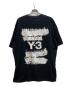 Y-3 (ワイスリー) GRAPHIC SHORT SLEEVE TEE/JN4879 ブラック サイズ:XL/TG：15000円