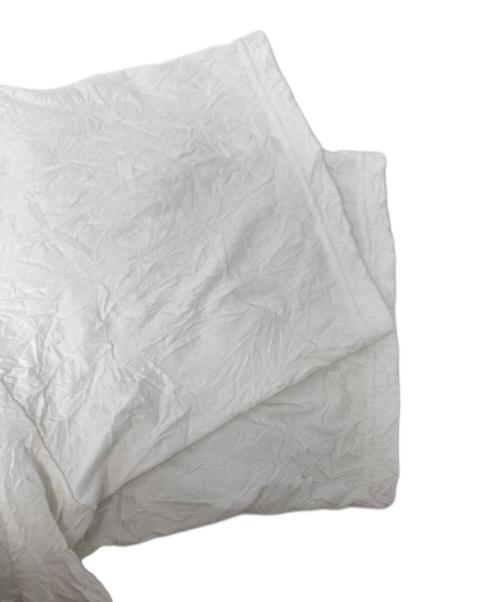 GROUND Y（グラウンドワイ）GROUND Y (グラウンドワイ) CATCH WASHER HEM ROUND JUMBO T-SHIRT SHORT SLEEVES/GP-T05-042 ホワイト サイズ:3の古着・服飾アイテム