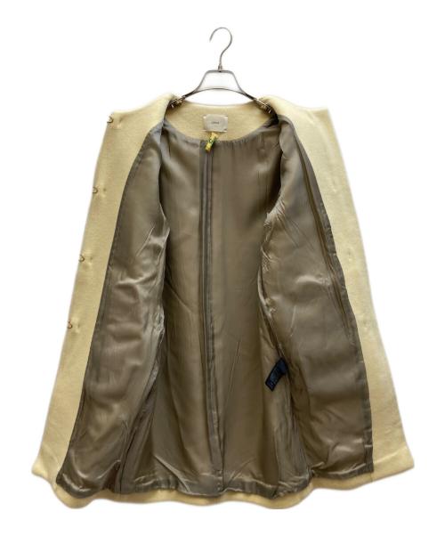 IENA（イエナ）IENA (イエナ) ラムウールノーカラーコート イエロー サイズ:38の古着・服飾アイテム