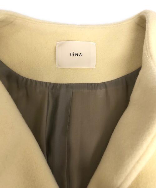 IENA（イエナ）IENA (イエナ) ラムウールノーカラーコート イエロー サイズ:38の古着・服飾アイテム