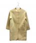 IENA（イエナ）の古着「ラムウールノーカラーコート」｜イエロー