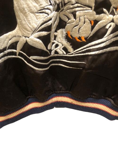 東洋エンタープライズ（トウヨウエンタープライズ）東洋エンタープライズ (トウヨウエンタープライズ) リバーシブルスカジャン「ドラゴン」×「軍艦」 ブラウン サイズ:Mの古着・服飾アイテム