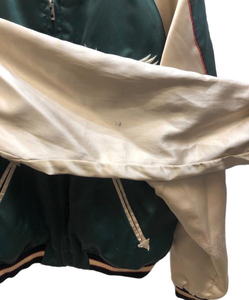 東洋エンタープライズ（トウヨウエンタープライズ）東洋エンタープライズ (トウヨウエンタープライズ) リバーシブルスカジャン「ドラゴン」×「軍艦」 ブラウン サイズ:Mの古着・服飾アイテム