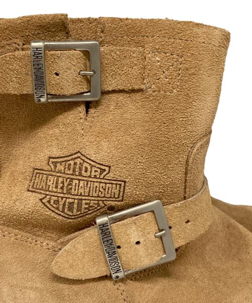 HARLEY-DAVIDSON（ハーレーダビッドソン）HARLEY-DAVIDSON (ハーレーダビッドソン) スエードエンジニアブーツ ブラウン サイズ:8 1/2 USAの古着・服飾アイテム
