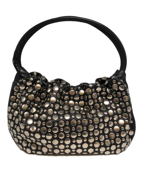 SONIA RYKIEL（ソニア リキエル）SONIA RYKIEL (ソニア リキエル) ドミノスタッズハンドバック ブラックの古着・服飾アイテム