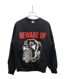 THE BLACK EYE PATCH（ブラックアイパッチ）の古着「BEWARE OF BEP CREWSWEAT」｜ブラック