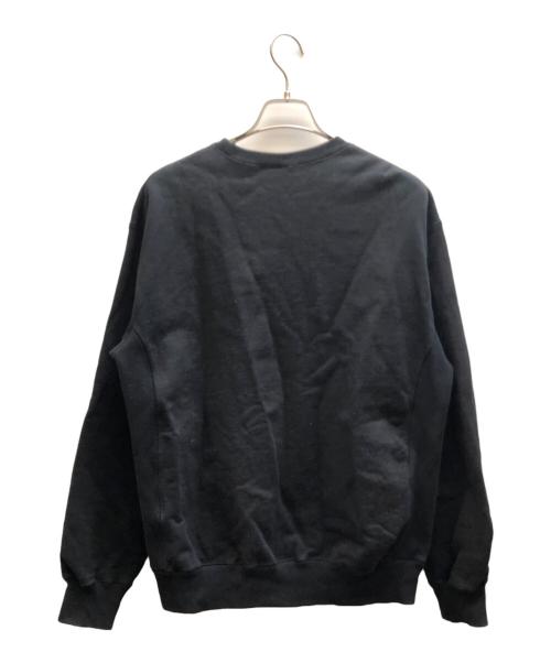 THE BLACK EYE PATCH（ブラックアイパッチ）THE BLACK EYE PATCH (ブラックアイパッチ) BEWARE OF BEP CREWSWEAT ブラック サイズ:Mの古着・服飾アイテム