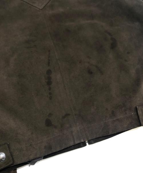 HARLEY-DAVIDSON（ハーレーダビッドソン）HARLEY-DAVIDSON (ハーレーダビッドソン) スウェードレザージャケット ブラウン サイズ:Sの古着・服飾アイテム