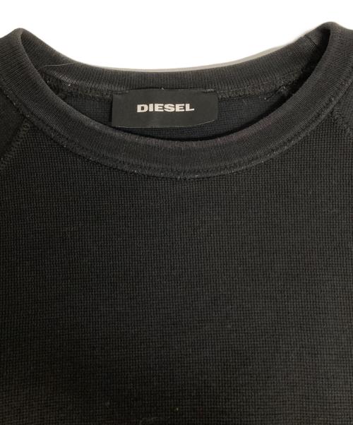 DIESEL（ディーゼル）DIESEL (ディーゼル) スウェット ブラック サイズ:Sの古着・服飾アイテム