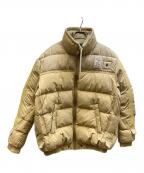 DIESELディーゼル）の古着「W-Briggs padded jacket」｜ベージュ