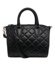 MaxMara（マックスマーラ）の古着「ジネヴラ2Wayキルティングショルダーバッグ」｜ブラック