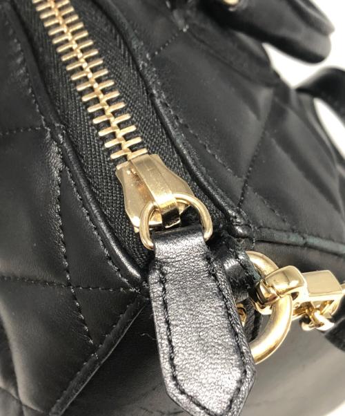 MaxMara（マックスマーラ）MaxMara (マックスマーラ) ジネヴラ2Wayキルティングショルダーバッグ ブラックの古着・服飾アイテム