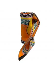 HERMES（エルメス）の古着「カレ90 バオバブキャットスカーフ」｜オレンジ