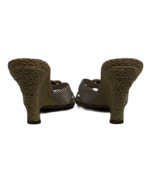 CHANEL（シャネル）CHANEL (シャネル) マリンウェッジソールサンダル ベージュ サイズ:-の古着・服飾アイテム