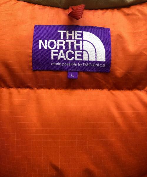 THE NORTHFACE PURPLELABEL（ザ・ノースフェイス パープルレーベル）THE NORTHFACE PURPLELABEL (ザ・ノースフェイス パープルレーベル) ライトウェイトツイル マウンテンショートダウンパーカ オレンジ サイズ:Lの古着・服飾アイテム