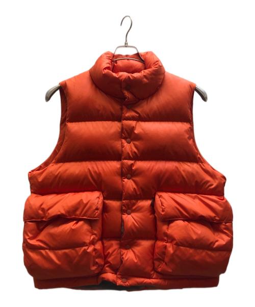 DAIWA PIER39（ダイワ ピア39）DAIWA PIER39 (ダイワ ピア39) TECH BACK PACKER DOWN VEST オレンジ サイズ:Ⅿの古着・服飾アイテム
