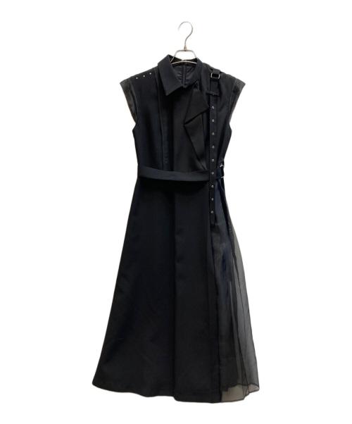 UNITED TOKYO（ユナイテッドトーキョー）UNITED TOKYO (ユナイテッドトーキョー) ノースリーブワンピース / 143211003 ブラック サイズ:2の古着・服飾アイテム
