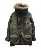 waiperワイパー）の古着「米軍 初期型 N-3B VINTAGE フライトジャケット」｜グリーン