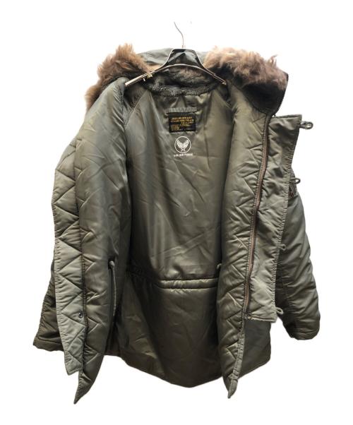 waiper（ワイパー）waiper (ワイパー) 米軍 初期型 N-3B VINTAGE フライトジャケット グリーン サイズ:X-Largeの古着・服飾アイテム