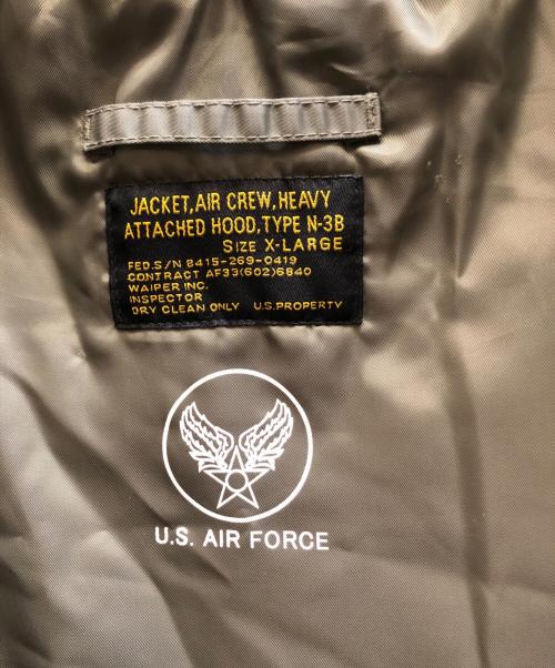 waiper（ワイパー）waiper (ワイパー) 米軍 初期型 N-3B VINTAGE フライトジャケット グリーン サイズ:X-Largeの古着・服飾アイテム