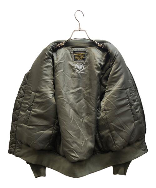 waiper（ワイパー）waiper (ワイパー) 最初期型 MA-1フライトジャケット グリーン サイズ:LARGEの古着・服飾アイテム