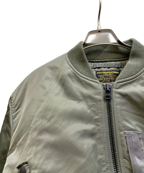 waiper（ワイパー）WAIPER (ワイパー) 最初期型 MA-1フライトジャケット グリーン サイズ:X-LARGEの古着・服飾アイテム