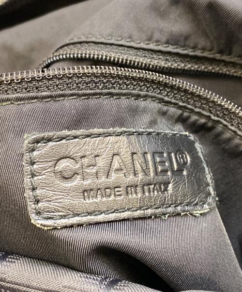 CHANEL（シャネル）CHANEL (シャネル) ニュートラベルライン ロゴトートバッグ ブラックの古着・服飾アイテム