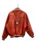 AVIREX (アヴィレックス) レザースタジャン レッド サイズ:S：19000円