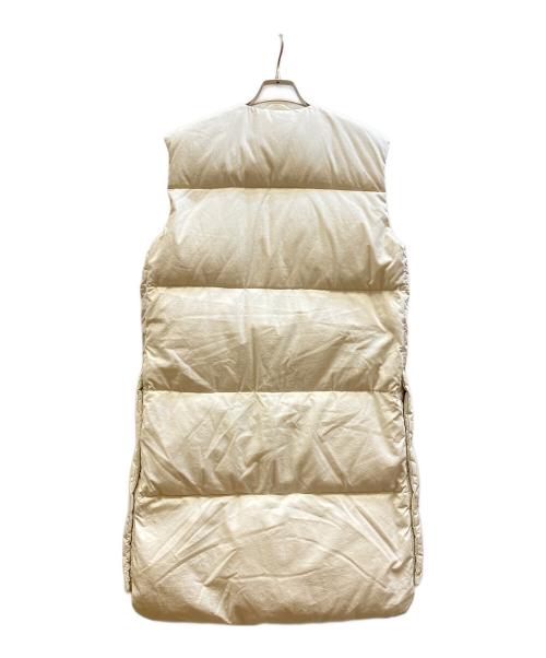 nanamica（ナナミカ）nanamica (ナナミカ) ロングダウンベスト ホワイト サイズ:WSの古着・服飾アイテム