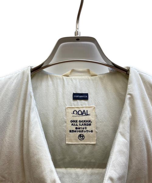 nanamica（ナナミカ）nanamica (ナナミカ) ロングダウンベスト ホワイト サイズ:WSの古着・服飾アイテム