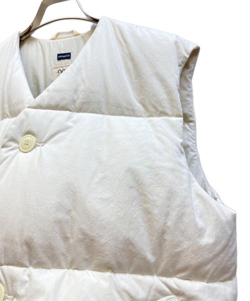 nanamica（ナナミカ）nanamica (ナナミカ) ロングダウンベスト ホワイト サイズ:WSの古着・服飾アイテム