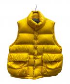 DAIWA PIER39ダイワ ピア39）の古着「TECH BACK PACKER DOWN VEST」｜イエロー