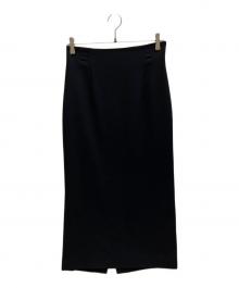 MUSE de Deuxieme Classe（ミューズ ドゥーズィエム クラス）の古着「トリアセジョーゼット ハイウエストスカート」｜ブラック